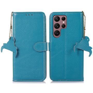 Samsung Galaxy S25 Ultra Leren Portemonnee Hoesje met RFID