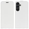 Samsung Galaxy S25 Verticale Flip Hoesje met Kaartsleuf - Wit