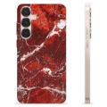 Samsung Galaxy S25+ TPU-hoesje - Rode Marmer