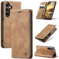 Samsung Galaxy S25+ Caseme 013 Series Portemonnee Hoesje - Bruin