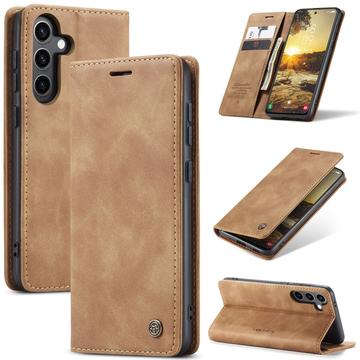 Samsung Galaxy S25+ Caseme 013 Series Portemonnee Hoesje - Bruin