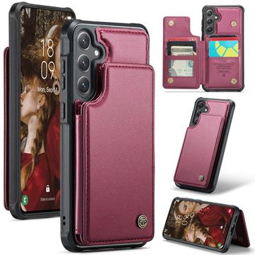 Samsung Galaxy S25+ Caseme C22 Hoesje RFID-kaart portemonnee - Rood