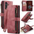 Samsung Galaxy S25+ Caseme C30 Multifunctionele Portemonnee Hoesje - Rood