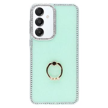 Samsung Galaxy S25+/S24+ CrystalGlow Hybrid Hoesje met Ringhouder