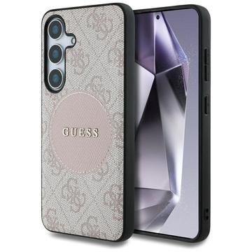 Samsung Galaxy S25+ Guess 4G Rond Patch Classic Logo hoesje - MagSafe Compatibel