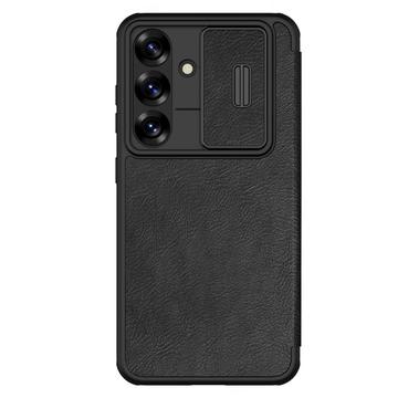 Samsung Galaxy S25+ Nillkin Qin Pro Flip Cover - Zwart
