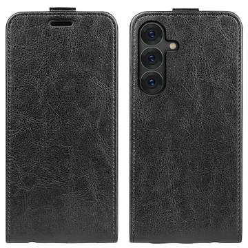 Samsung Galaxy S25+ Verticale Flip Hoesje met Kaartsleuf