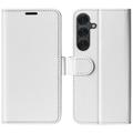 Samsung Galaxy S25+ Portemonnee Hoesje met Magneetsluiting - Wit