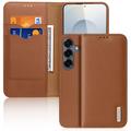 Samsung Galaxy S26 Dux Ducis Hivo Wallet Leren Hoesje - Bruin