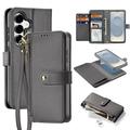 Samsung Galaxy S26 Dux Ducis Lawa Leren Portemonnee Hoesje met magneet - Grijs