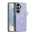 Samsung Galaxy S26 Dux Ducis Luvy Hoesje met Vingerring/Handband - Paars / Schelp