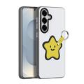 Samsung Galaxy S26 Dux Ducis Luvy hoesje met Vingerring/Handriem - Wit / Ster