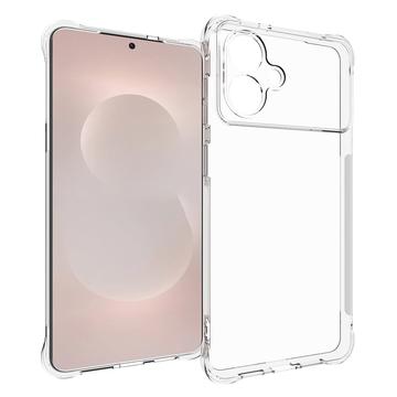 Samsung Galaxy S26 Edge Schokbestendig siliconen hoesje - Doorzichtig