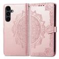 Samsung Galaxy S26 FE Mandala-portemonneehoesje met polsbandje - Roze