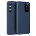 Samsung Galaxy S26 FE Smart Clear View Flip Hoesje met kaartsleuf - Saffier