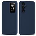 Samsung Galaxy S26 FE Tech-Protect Smart Clear View Flip Hoesje met kaartsleuf - Navy Blauw