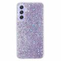 Samsung Galaxy S26 Glitter Flakes TPU Hoesje - Paars