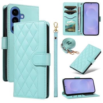Samsung Galaxy S26/S26 Pro Luxe Gewatteerd Portemonnee Hoesje - Groen