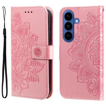 Samsung Galaxy S26/S26 Pro Mandala Series Portemonnee-hoesje - Roze