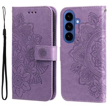 Samsung Galaxy S26/S26 Pro Mandala Series Portemonnee-hoesje - Paars