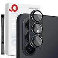 Samsung Galaxy S26 Northjo Volledige bescherming van mat metaal en gehard glas Beschermer voor de cameralens - Zwart