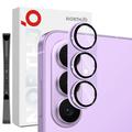 Samsung Galaxy S26 Northjo Volledige bescherming van mat metaal en gehard glas Beschermer voor de cameralens - Paars