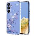 Samsung Galaxy S26 Pro TPU-hoesje met bloemenpatroon - Paars