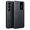 Samsung Galaxy S26 Qialino Smart View Leren Flip Hoesje