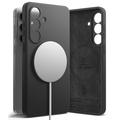 Samsung Galaxy S26 Ringke Vloeibare Siliconen MagSafe Hoesje - Zwart