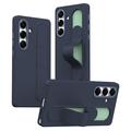 Samsung Galaxy S26 Slim Hybride Hoesje met Staande Grip - Saffier