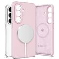 Samsung Galaxy S26 Tech-Protect Vloeibare siliconen hoesje - MagSafe compatibel - Roze parel