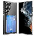 Samsung Galaxy S26 Ultra Transparante Hoesje met Kaarthouder