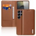 Samsung Galaxy S26 Ultra Dux Ducis Hivo Wallet Leren Hoesje - Bruin
