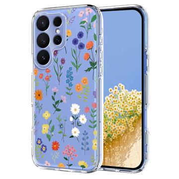 Samsung Galaxy S26 Ultra TPU-hoesje met bloemenpatroon