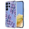 Samsung Galaxy S26 Ultra TPU-hoesje met bloemenpatroon - Blauweregen