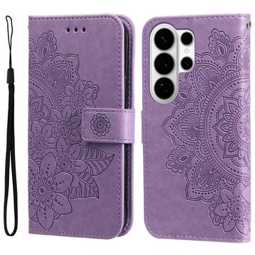 Samsung Galaxy S26 Ultra Mandala Series Portemonnee-hoesje - Paars