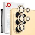 Samsung Galaxy S26 Ultra Northjo Strass Camera Lens Beschermer Set - Goud