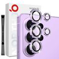 Samsung Galaxy S26 Ultra Northjo Strass Camera Lens Beschermer Set - Paars