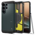 Samsung Galaxy S26 Ultra Spigen Tough Armor Mag Hoesje - Afgrondgroen