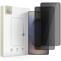 Samsung Galaxy S26 Ultra Tech-Protect Glass Spy+ Privacy Glazen Screenprotector - 2 stuks. - Zwart