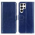 Samsung Galaxy S26 Ultra Portemonnee Hoesje met Standaard - Blauw