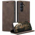 Samsung Galaxy S26+ Caseme 013 Series Portemonnee Hoesje - Koffie