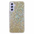 Samsung Galaxy S26+ Glitter Flakes TPU Hoesje - Goud