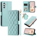Samsung Galaxy S26+ Luxe Gewatteerd Portemonnee Hoesje - Groen