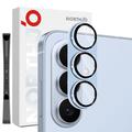 Samsung Galaxy S26+ Northjo Volledige bescherming van mat metaal en gehard glas Beschermer voor de cameralens - Blauw
