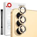 Samsung Galaxy S26+ Northjo Strass Camera Lens Beschermer Set - Goud