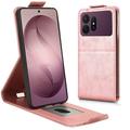 Samsung Galaxy S27 Pro Verticale Flip Hoesje met standaard - Roségoud