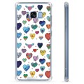 Samsung Galaxy S8 Hybrid Hoesje - Harten