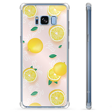 Samsung Galaxy S8 Hybrid Hoesje - Citroenpatroon