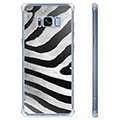 Samsung Galaxy S8 Hybrid Hoesje - Zebra